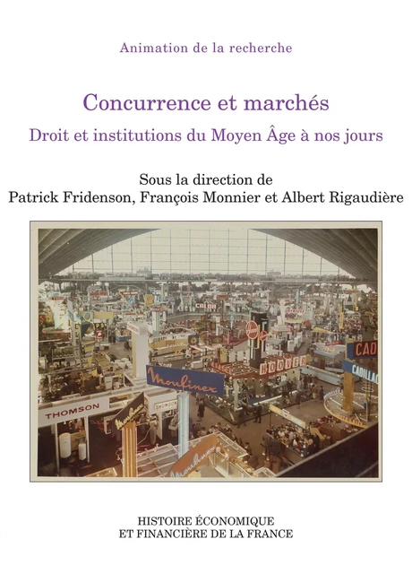 Concurrence et marchés -  - Institut de la gestion publique et du développement économique