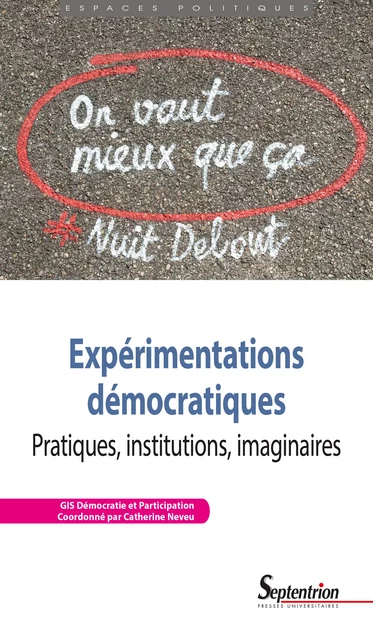 Expérimentations démocratiques -  - Presses Universitaires du Septentrion