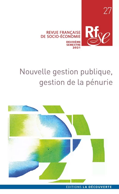 Revue Française de Socio-Économie n° 27 -  Collectif - Revues La Découverte