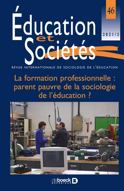 Éducation et sociétés -  Collectif - Revues De Boeck Supérieur