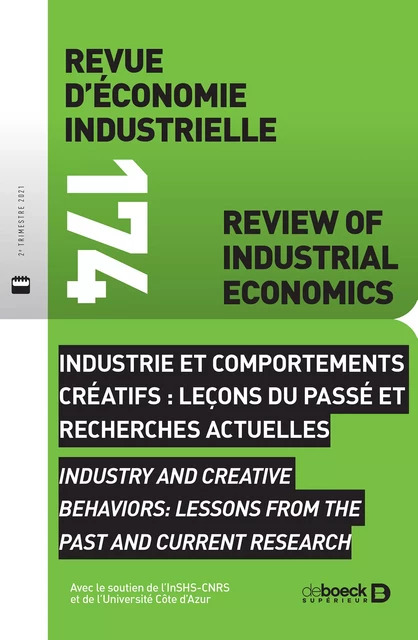 Revue d'économie industrielle -  Collectif - Revues De Boeck Supérieur