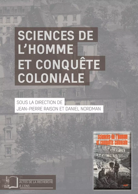 Sciences de l’homme et conquête coloniale -  - Éditions Rue d’Ulm via OpenEdition