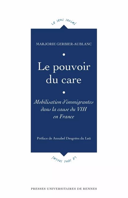 Le pouvoir du care - Marjorie Gerbier-Aublanc - Presses universitaires de Rennes