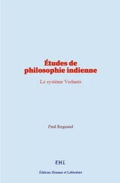 Études de philosophie indienne