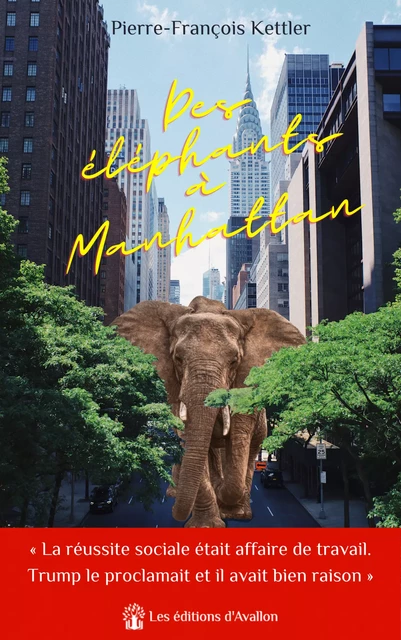 Des éléphants à Manhattan - Pierre-François Kettler - Les éditions d'Avallon