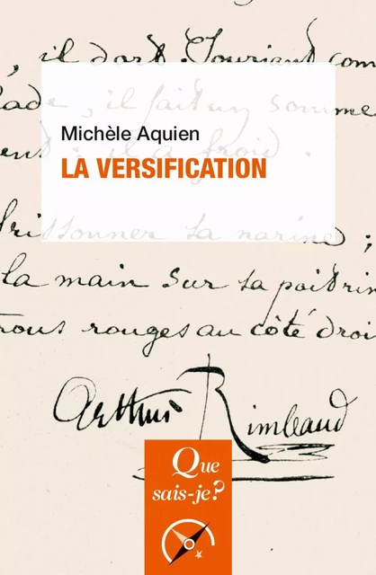 La Versification - Michèle Aquien - Humensis