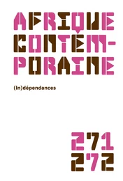 Afrique contemporaine n° 271-272