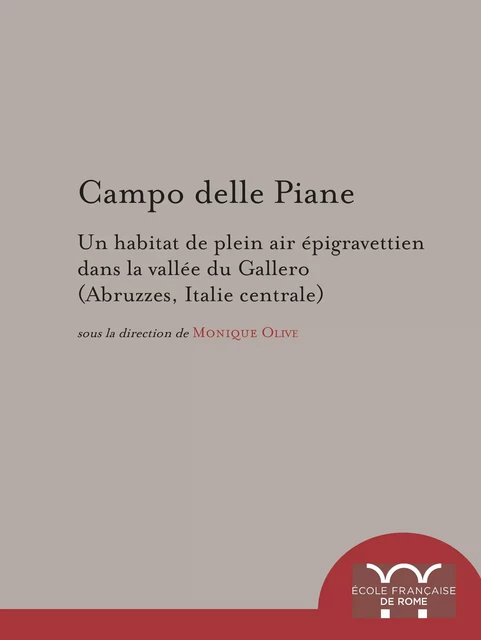 Campo delle Piane -  - Publications de l’École française de Rome