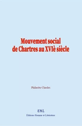 Mouvement social de Chartres au XVIe siècle