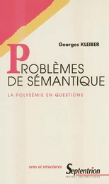 Problèmes de sémantique