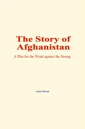 The Story of Afghanistan - Annie Besant - LM Publishers