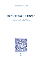 Poétiques oulipiennes