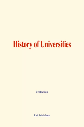 History of Universities - Collection Collection - LM Publishers