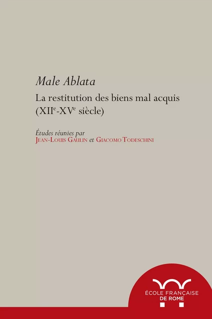 Male ablata -  - Publications de l’École française de Rome