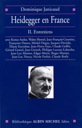 Heidegger en France - tome 2