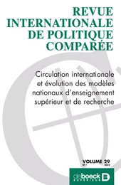 Revue internationale de politique comparée n° 291