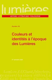 Couleurs et identités à l'époque des lumières