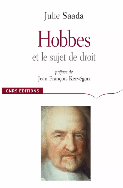 Hobbes et le sujet de droit - Julie Saada - CNRS Éditions via OpenEdition