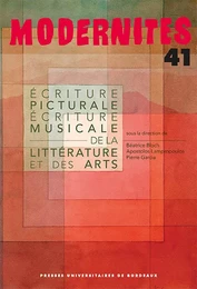 Écriture picturale et écriture musicale de la littérature et des arts