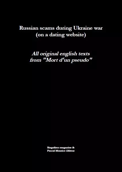 Russian scams during Ukraine war -  Anonyme - Pascal Maurice éditeur