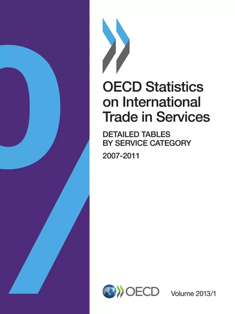 OECD Statistics on International Trade in Services, Volume 2013 Issue 1 -  Collective - OECD