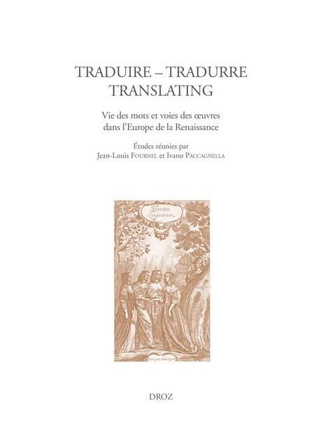 Traduire. Tradurre. Translating -  - Librairie Droz