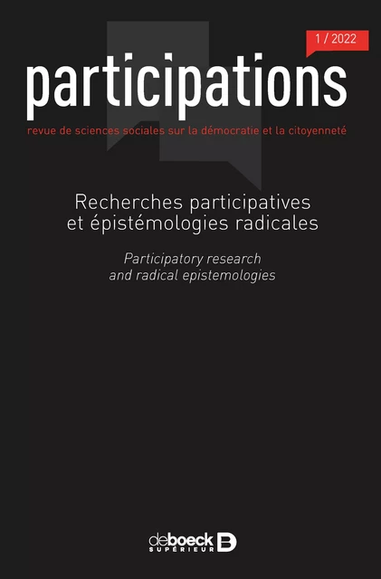 Participations -  Collectif - Revues De Boeck Supérieur