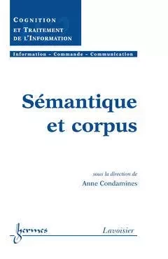 Sémantique et corpus -  - Hermes Science Publications