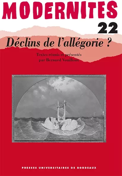 Déclins de l'allégorie ? - Bernard Vouilloux - Presses universitaires de Bordeaux