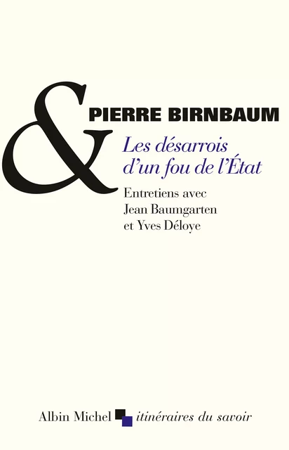 Les Désarrois d'un fou de l'Etat - Pierre Birnbaum - Albin Michel