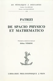 De spacio physico e mathematico