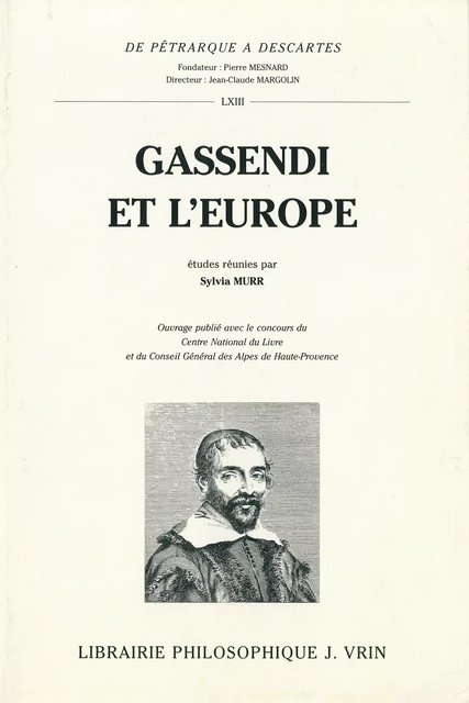 Gassendi et l’Europe (1592-1792) -  - Vrin