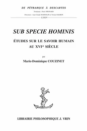 Sub specie Hominis