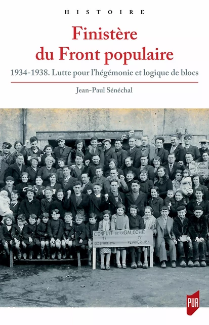 Finistère du Front populaire - Jean-Paul Sénéchal - Presses universitaires de Rennes