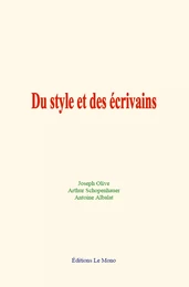 Du style et des écrivains