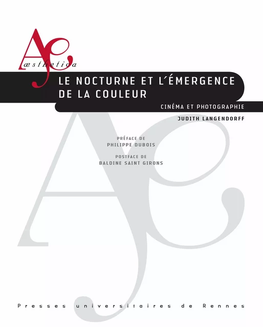 Le nocturne et l’émergence de la couleur - Judith Langendorff - Presses universitaires de Rennes