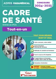 Concours Cadre de santé - Entrée en IFCS - Tout-en-un