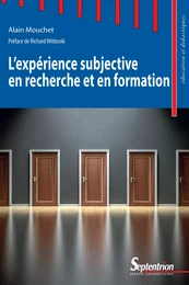 L’expérience subjective en recherche et en formation