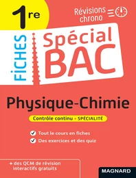 Spécial Bac Fiches Physique-Chimie 1re Bac 2025