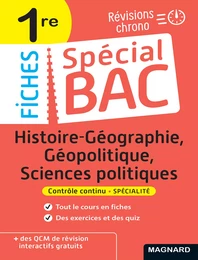 Spécial Bac Fiches Histoire-Géo, Géopolitique, Sciences Po 1re Bac 2024