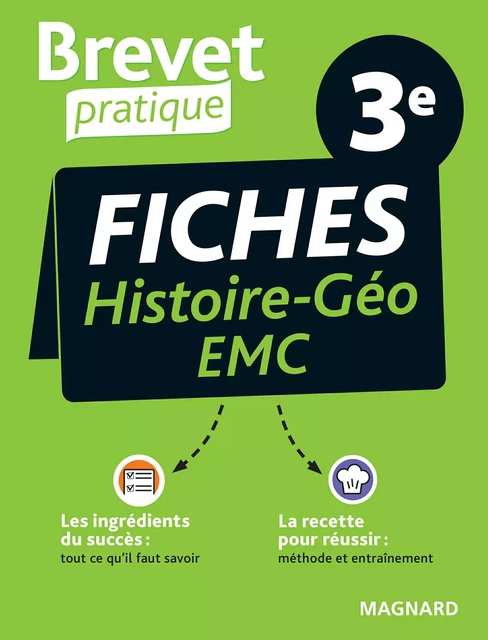 Brevet Pratique Fiches Histoire-Géographie-EMC 3e Brevet 2025 - Nadine Daboval - Magnard