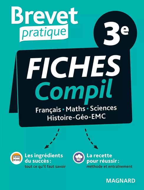 Brevet Pratique Compil de Fiches Examen 3e Brevet 2025 - Sylvie Coly, Stéphane Renouf, Nadine Daboval, Marion Leruste, Adeline Maulévrier, Evelyne Breuiller, Philippe Galinier - Magnard