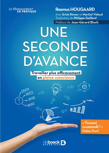 Une seconde d'avance : Travailler plus efficacement en pleine conscience - Rasmus Hougaard, Erick Rinner, Martial Vidaud - De Boeck Supérieur