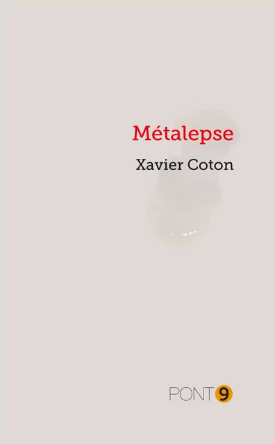 Métalepse - Xavier Coton - Au Pont 9