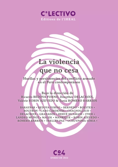 La violencia que no cesa -  - Éditions de l’IHEAL