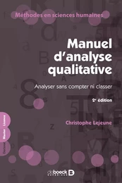 Manuel d'analyse qualitative