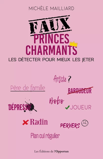 Faux princes charmants : les détecter pour mieux les jeter - Michèle Mailliard - Les Éditions de l'Opportun