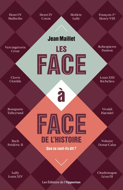 Les face-à-face de l'histoire - Jean Maillet - Les Éditions de l'Opportun