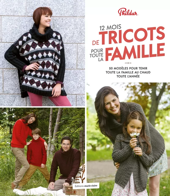 12 mois de tricot pour toute la famille - Christelle Ledoux - Marie-Claire