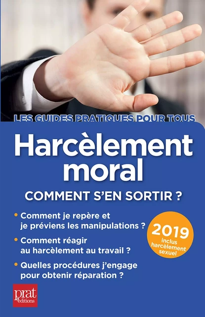 Harcèlement moral 2019 - Marie-José Gava - Prat Editions